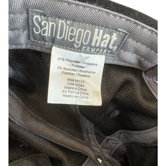 San Diego Hat Company velvet baseball cap - Picture 7 of 7